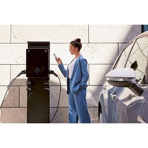 Piédestal Wallbox POLEM4 Twin pour borne eM4 Twin