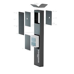Wallbox Piédestal Eiffel pour Pulsar Plus Max et Pro
