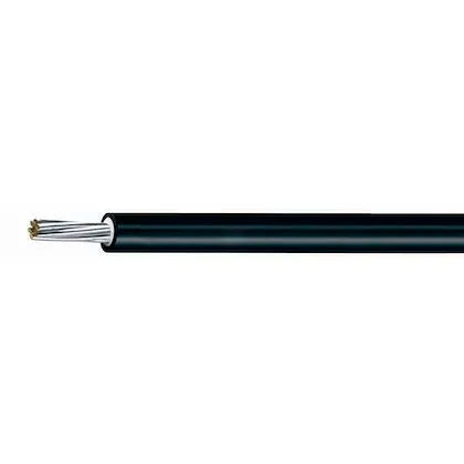 Câble photovoltaïque H1Z2Z2-K 1x4 mm² noir vendu au mètre