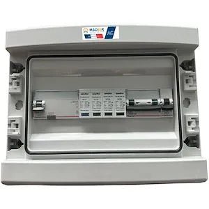 Coffret AC photovoltaïque MadEnR + Legrand triphasé 9 kW micro-onduleurs - CHARGELEC