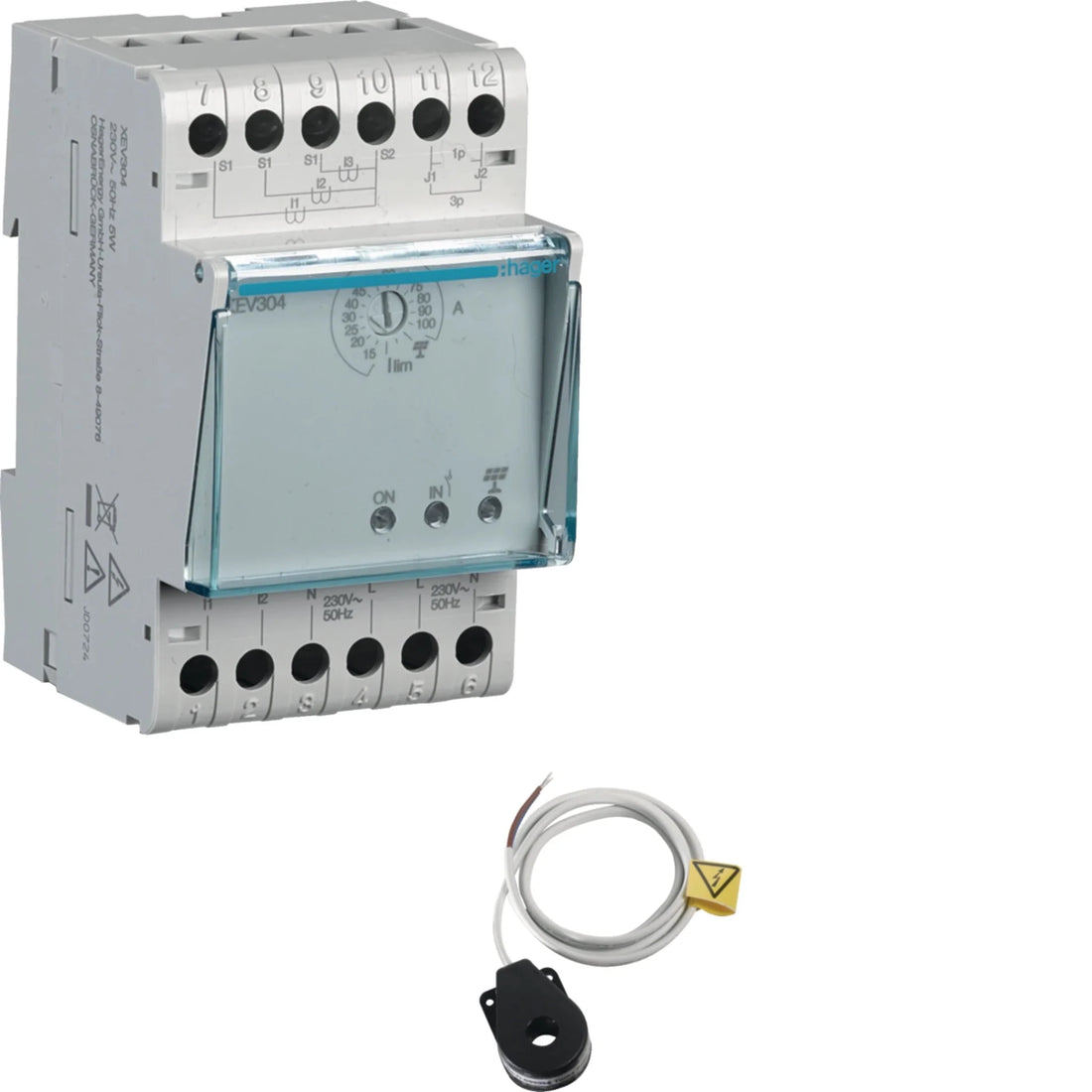 Hager XEV304 - Simulateur TIC 1P pour borne Witty - CHARGELEC