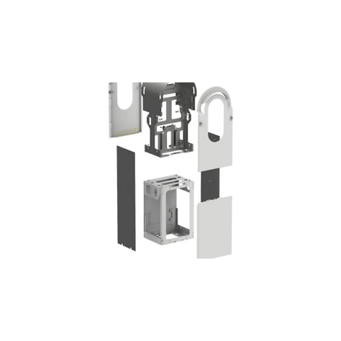 Schneider EVA1RFKS2 kit métallique EVlink Pro AC pour borne sur pied 2 points de charge