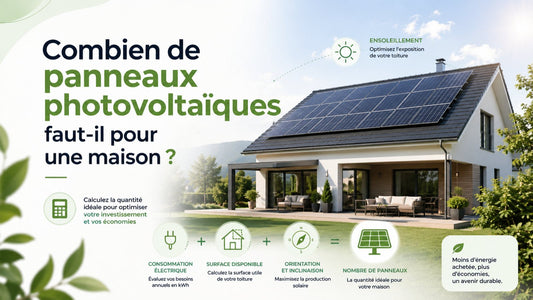Combien de panneaux photovoltaïques faut-il pour une maison ? - CHARGELEC