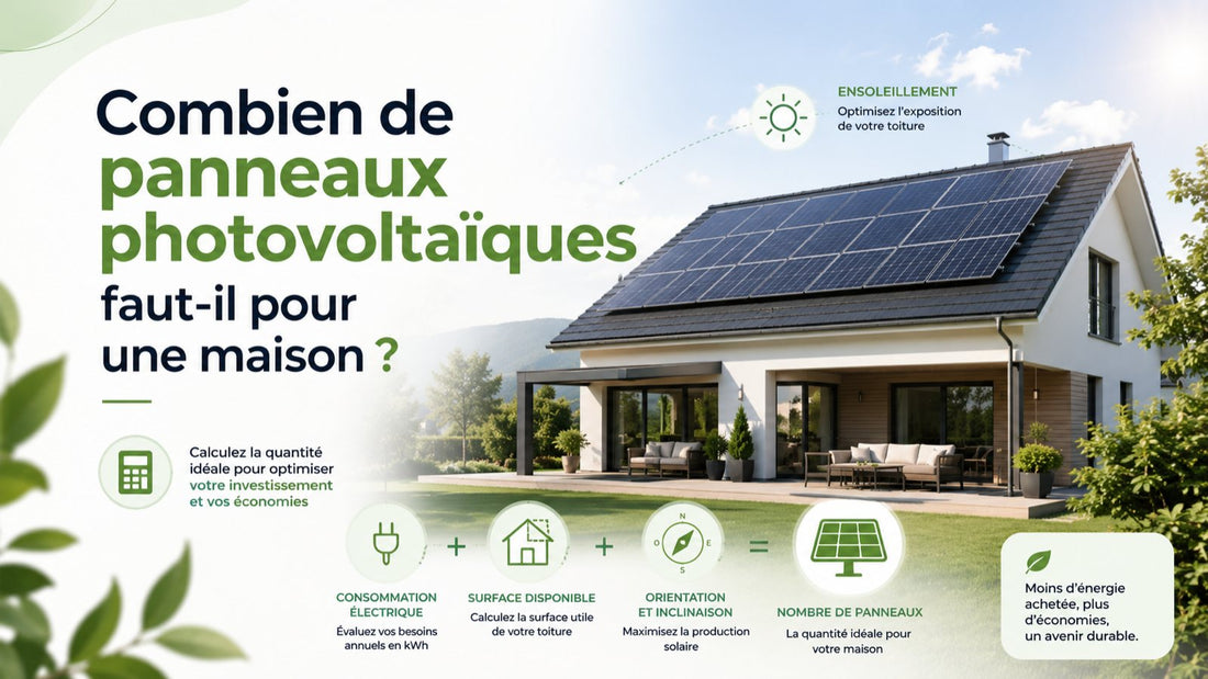 Nombre de panneaux photovoltaïques nécessaires pour une maison