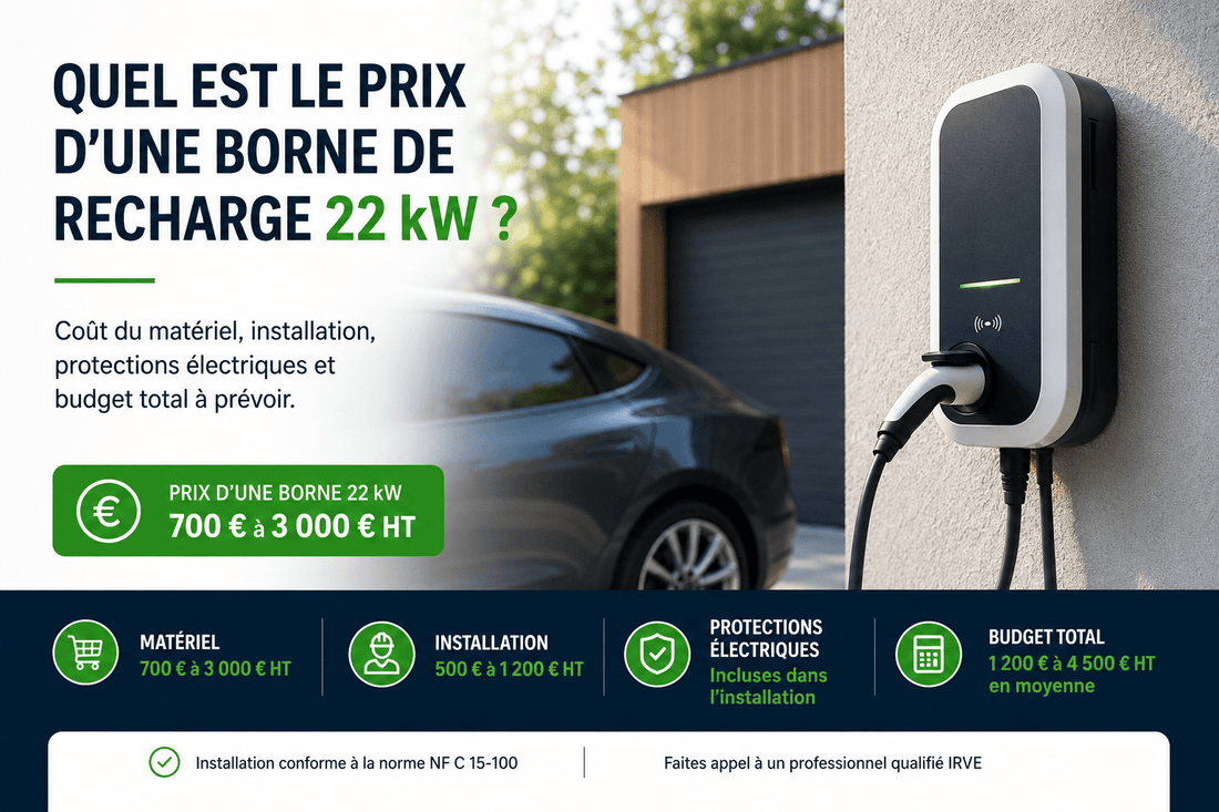 Quel est le prix d'une borne de recharge 22 kW ? - CHARGELEC