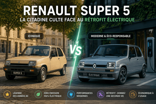 Renault Super 5 : la citadine culte face au rétrofit électrique - CHARGELEC
