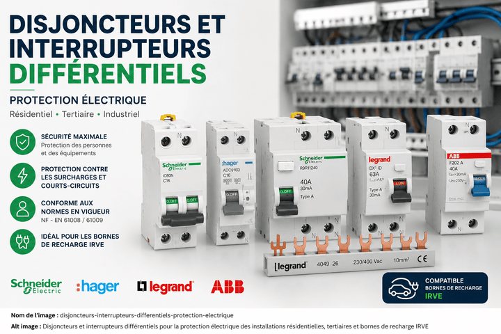 Protections Électriques IRVE pour Bornes de Recharge