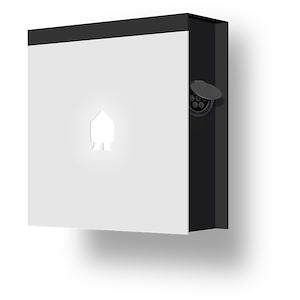 Borne de recharge EV Wall Blanc 22 kW triphasée avec RFID WiFi Ethernet et compatibilité solaire