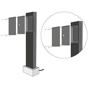 Adaptateur Double Borne Wallbox Eiffel pour Pulsar Plus Max Pro