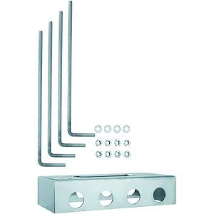 Hager XEVA140 socle de scellement pour pied Witty