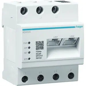 Hager XEM520 Gestionnaire IRVE 40 Points de Charge Hager