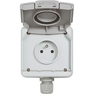Vue de face de la prise Greenup Access Legrand