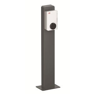 Pied simple ABB Terra AC 6AGC085345 pour installer une borne de recharge au sol