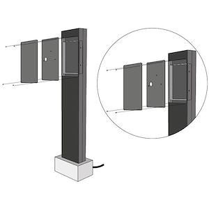 Adaptateur Double Borne Wallbox Eiffel pour Pulsar Plus Max Pro - CHARGELEC