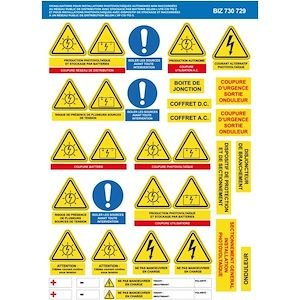 Bizline 730729 - étiquettes photovoltaïques avec stockage - CHARGELEC