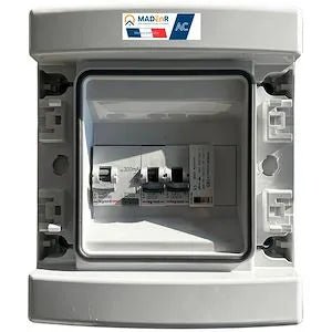 Coffret AC photovoltaïque MadEnR + Legrand monophasé 6 kW – 1 onduleur - CHARGELEC