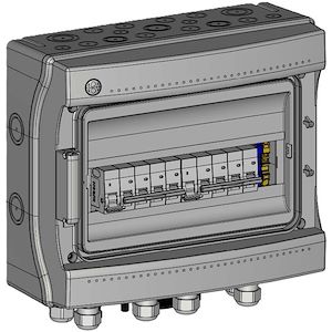 Coffret DC photovoltaïque MadEnR 1000 V 2 MPPT avec Mx - 11002024 - CHARGELEC