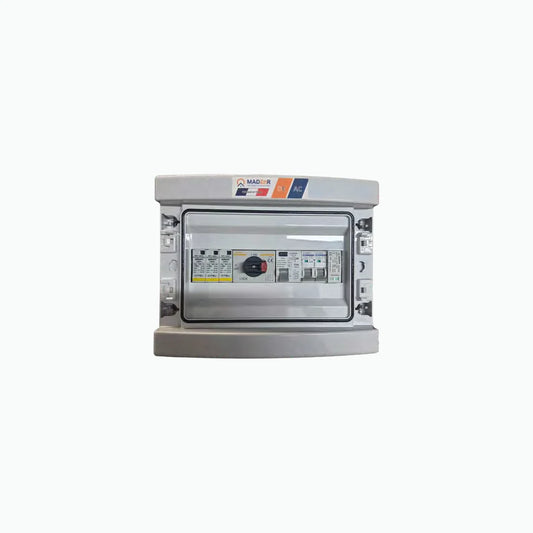Coffret photovoltaïque DC AC MadEnR Legrand 600V monophasé 6 kW 2 MPPT fermé MP631221006MLG