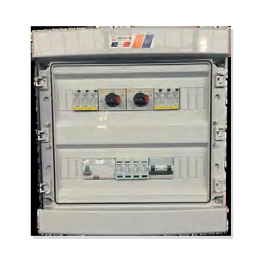 Coffret photovoltaïque DC AC MadEnR Legrand 1000V triphasé 6-9 kW fermé MP633241009MLG