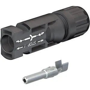Connecteur MC4 mâle Staubli 4-6 mm² - sachet de 10 - CHARGELEC