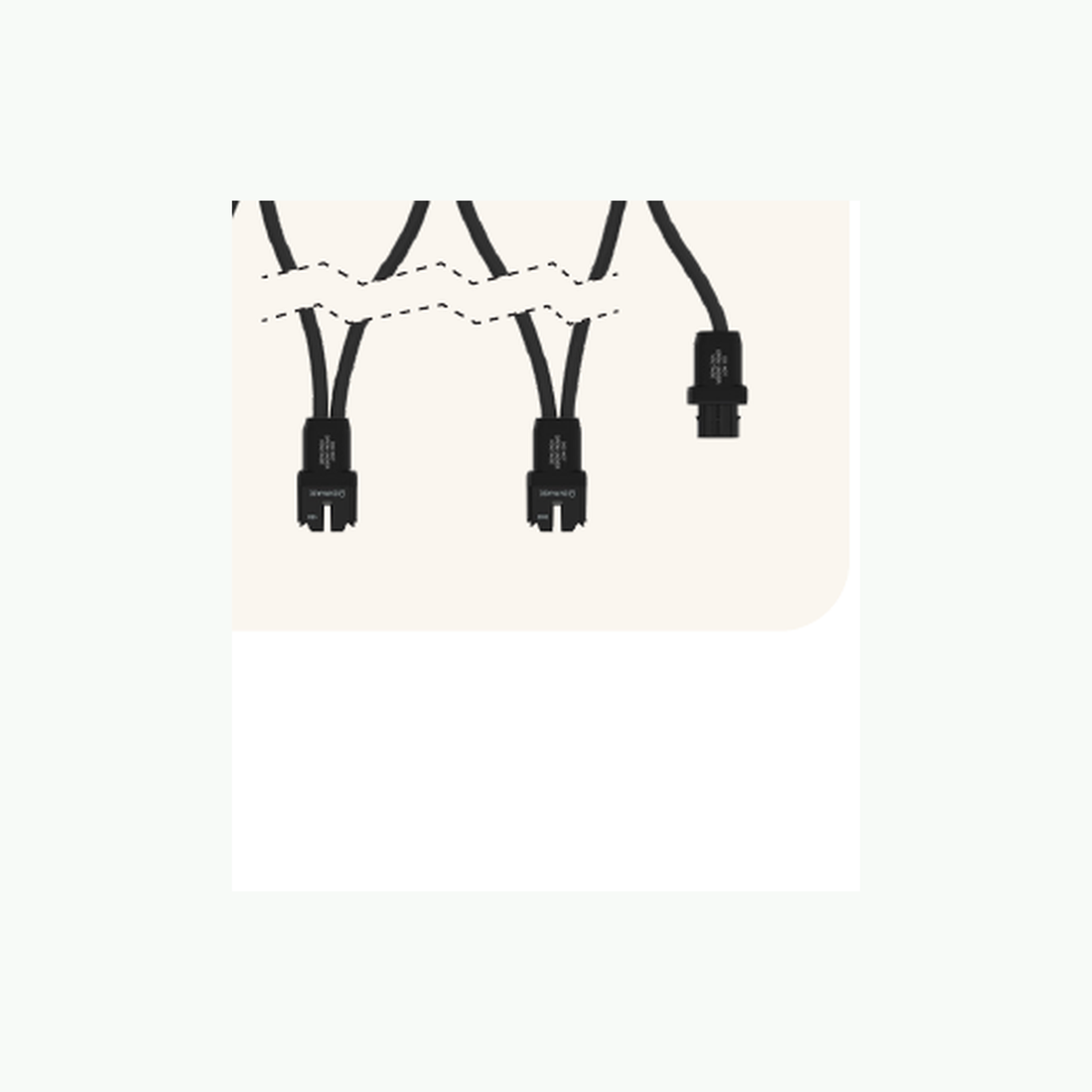 Câble Enphase Q-25-10-240 monophasé 2,5 mm2 pour micro-onduleurs IQ