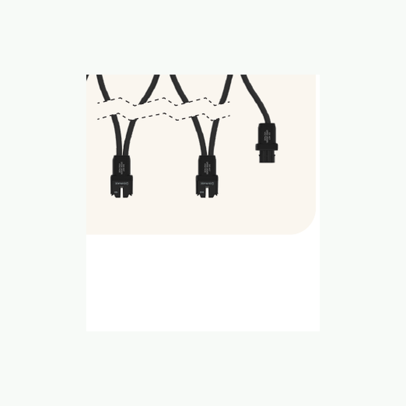 Câble Enphase Q-25-10-240 monophasé 2,5 mm2 pour micro-onduleurs IQ