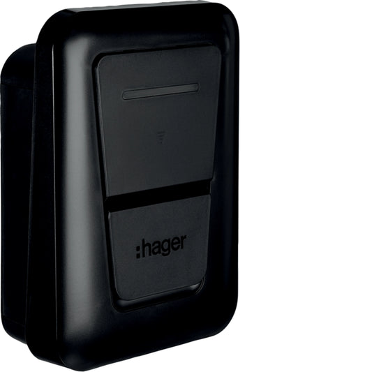 Hager Witty One XVR107S borne de recharge 7,4 kW Type 2S RFID Bluetooth
