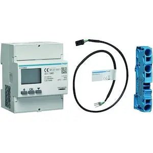 Hager XEVA433 Kit Compteur MID Triphasé pour Borne Recharge - CHARGELEC