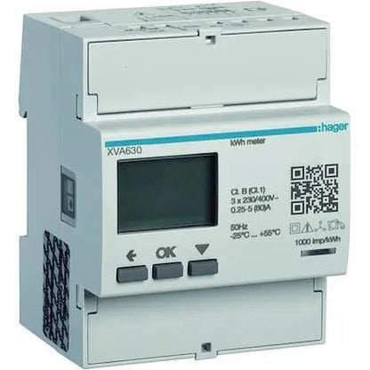 Hager XVA630 compteur triphasé Witty dynamique - CHARGELEC