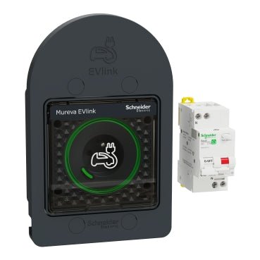 Kit Schneider Mureva EVlink MUR36016 prise renforcée avec protection - CHARGELEC