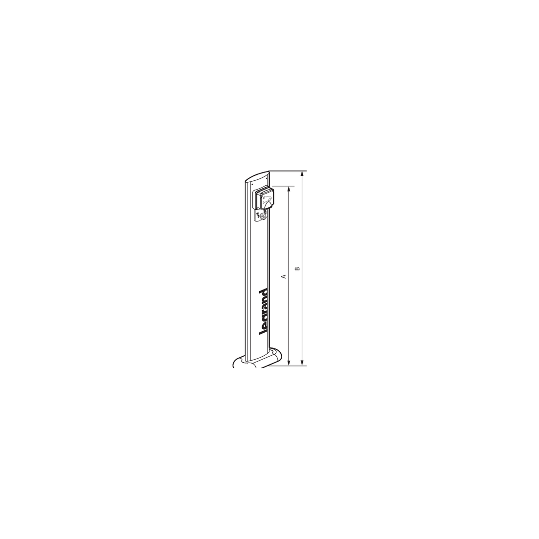 Legrand Green'up Access 090475 borne 3,7 kW mode 2 monophasée avec prise renforcée 2P+T