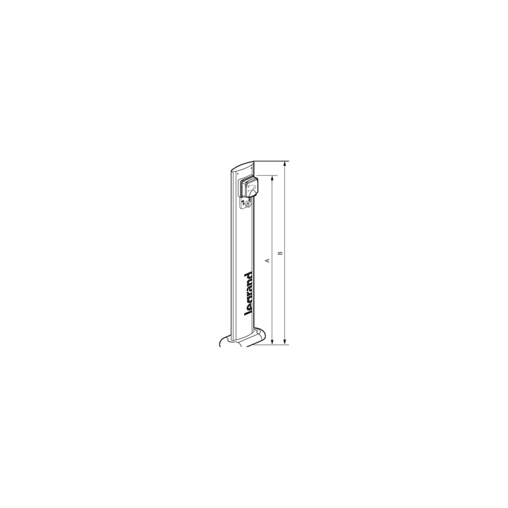 Legrand Green'up Access 090475 borne 3,7 kW mode 2 monophasée avec prise renforcée 2P+T
