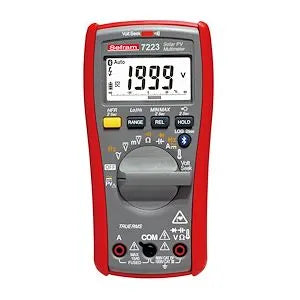 Multimètre Sefram 7223 Bluetooth TRMS pour applications photovoltaïques