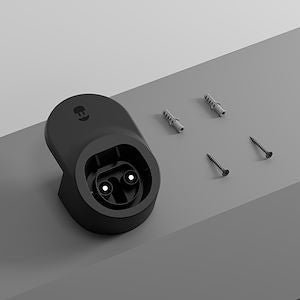 Support Mural pour Câble de Recharge Type 2 – Noir - CHARGELEC